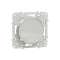 Odace - Obturateur blanc (RAL 9003) - Fixation par vis