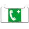 Signalétique Practice Evolution téléphone d'urgence
