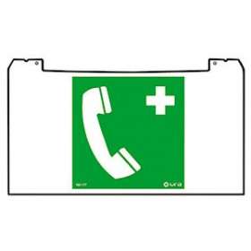Signalétique Practice Evolution téléphone d'urgence|Ura-URA168177