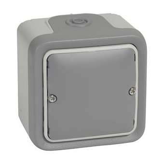 Sortie de câbles étanche avec serre-câbles Plexo complet IP55 saillie - gris|Legrand-LEG069745