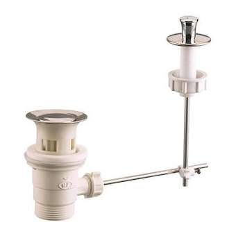 Bonde lavabo automatique,tirette verticale,serrage 33/48mm, clapet inox D40mm,N|Valentin-VA260210000000