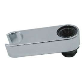 Support dessus dessous ABS chromé pour douchette, à fixer sur robinetterie 1/2'|Valentin-VA290350000000