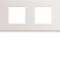 Plaque gallery plastique injecté 2 postes horizontale 71mm pure