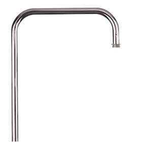 Crosse tube laiton chromé, D16mm, hauteur 1100 mm, spécial collectivité|Valentin-VA298500000000