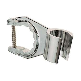 Support cavalier ABS chromé pour douchette, à fixer sur robinetterie 1/2'|Valentin-VA299600000000