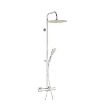 Combiné douche Opium, robinet thermostatique, pomme haute D300 mm|Valentin-VA266730000000