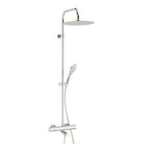 Combiné douche Opium Bain/douche, robinet thermostatique, pomme haute D300 mm|Valentin-VA266720000000