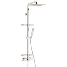 Combiné douche Touareg, robinet mécanique, pomme haute 300x300 mm, tablettes|Valentin-VA266810000000