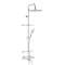 Combiné Opium Bain/douche, robinet thermostatique, pomme haute D300mm, tablette