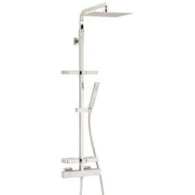Combiné Touareg, robinet thermostatique, pomme haute 300x300 mm, tablettes|Valentin-VA266830000000