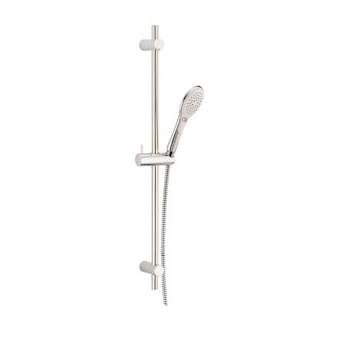 Ensemble Inouie douchette 3 jets, barre inox D18x600mm,flexible PVC 1,75m NF|Valentin-VA297650000000