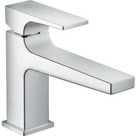 Mitigeur de lavabo 100 CoolStart poignée manette bec long, bonde Push-Open chr|Hansgrohe-HA332503000