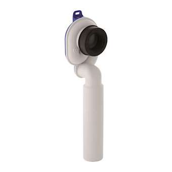 Siphon Geberit pour urinoir, sortie apparente: d50mm, blanc alpin|Geberit-GBR152.951.11.1