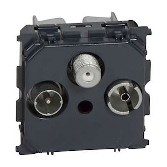 Prise TV-R-SAT Céliane étoile blindée - Classe A compatible 4G Lte|Legrand-LEG067388