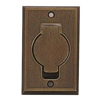 Prise rustique en métal 8.2 X 12.7 cm rustique|VCI AJ Group-VCIV548R