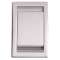 Prise design en ABS 8 X 12,2 cm silver