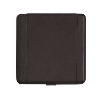 Prise contemporaine en ABS 8.9 X 8.9 cm noire|VCI AJ Group-VCIV550N