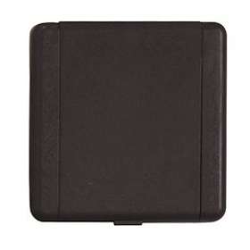 Prise contemporaine en ABS 8.9 X 8.9 cm noire|VCI AJ Group-VCIV550N