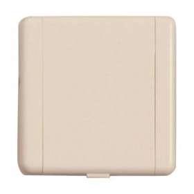 Prise contemporaine en ABS 8.9 X 8.9 cm amande|VCI AJ Group-VCIV550A