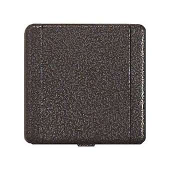 Prise contemporaine en métal 8.9 X 8.9 cm martelet anthracite|VCI AJ Group-VCIV569MA