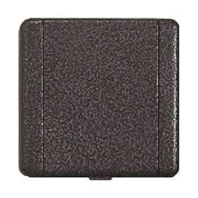Prise contemporaine en métal 8.9 X 8.9 cm martelet anthracite|VCI AJ Group-VCIV569MA