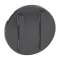 Enjoliveur étroit Céliane double interrupteur, va-et-vient, poussoir - graphite