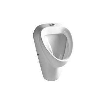 Arkitekt urinoir, sans siphon, version sans couvercle, arrivée par le haut|Vitra France-GIR6563B003D0198