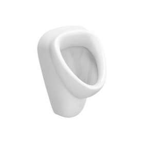 Arkitekt urinoir, sans siphon, version sans couvercle, arrivée par l'arrière|Vitra France-GIR6663B003D0199