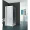Paroi fixe EQUI EIFIX L100 1.9M argent poli v.clair clean