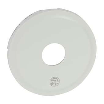 Enjoliveur antimicrobien Céliane prise télévision mâle ou typeF à visser - Blanc|Legrand-LEG067747