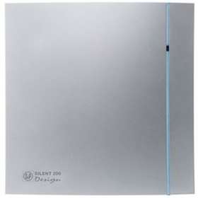 Aérateur design, 175m3/h, façade silver, clapet anti-retour, moteur 230V D116 mm|S&P France ( Unelvent )-UNE400023
