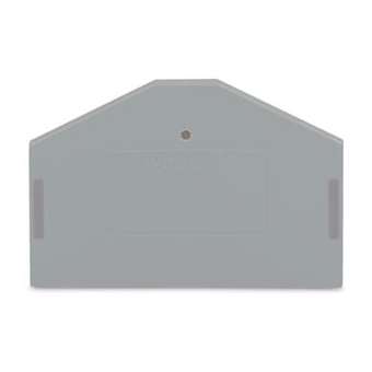 Plaque intermédiaire et d'extrémité / Gris|Wago contact-WAG280-312