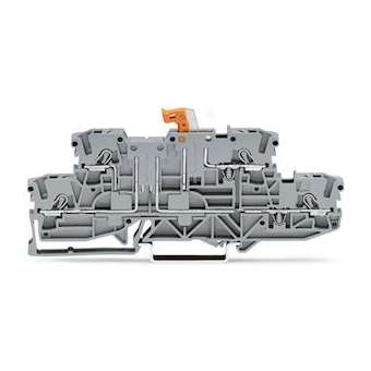 TOPJOB'S Borne 2 étages 2,5 (4) mm² / Simple sectionnement / Gris|Wago contact-WAG2002-2971
