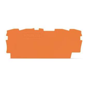 TOPJOB'S Plaque d'extrémité et intermédiaire 4C / Orange|Wago contact-WAG2002-1492