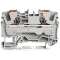 Borne de passage pour 2 conducteurs avec poussoir 6mm², gris|Wago contact-WAG2206-1201