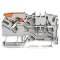 Borne de passage pour 2 conducteurs avec levier et Push-in CAGE CLAMP 2,5mm², g|Wago contact-WAG2102-1201