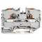 Borne de passage pour 2 conducteurs avec poussoir 10mm², gris|Wago contact-WAG2210-1201