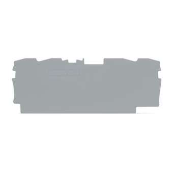 TOPJOB'S Plaque d'extrémité et intermédiaire 4C / Gris|Wago contact-WAG2004-1491