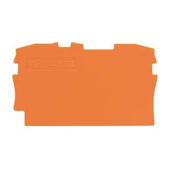TOPJOB'S Plaque d'extrémité et intermédiaire 2C / Orange|Wago contact-WAG2002-1292