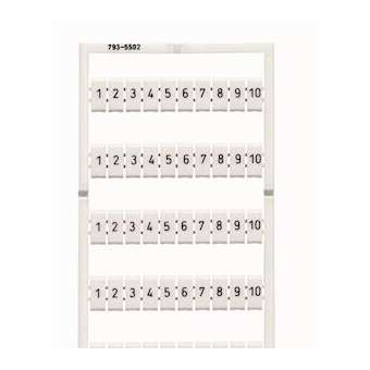 Marquage WMB horizontal extensible 1...10 (10x)|Wago contact-WAG793-5502