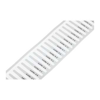 Repères fils L23mm (pour douilles) 2500/Rl|Wago contact-WAG211-821