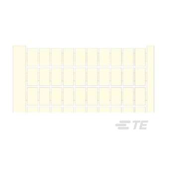 RC510 repères pour Bloc de Jonction, Carte Vierge, Blanc, Polyamide|Entrelec-ENT1SNA231000R0700