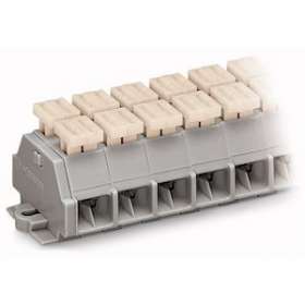Barr borne 4c 1.5mm² 11p/a/br/fix|Wago contact-WAG261-211-342-000