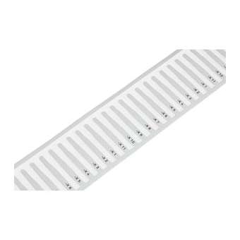 Repères fils L12mm (pour douilles) 2500/Rl|Wago contact-WAG211-811