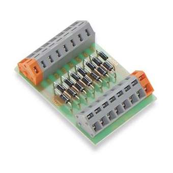 Module à diodes, 14 DIO M.POLARISAT.|Wago contact-WAG289-121