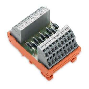 Module à 9 diodes indépendantes 1N5408|Wago contact-WAG289-105
