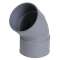 Pvc coude simple ff 45DEG d.160 evacuation|Nicoll-NCLCZ44