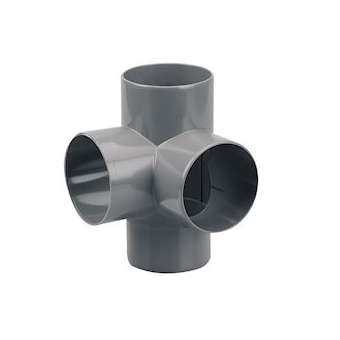 PVC Culotte Dble Eqr MF 87DEG30 100GN|Wavin-WAV3025717