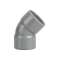 PVC Coude FF 45DEG 40 GN|Wavin-WAV3026067