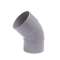PVC Coude MF 45DEG 200 NU|Wavin-WAV4005640